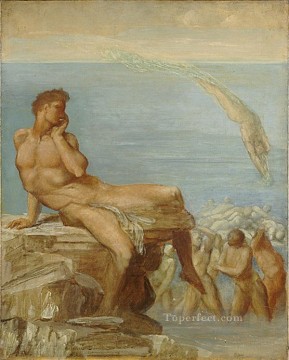ジョージ・フレデリック・ワッツ Painting - ギリシャ詩の天才象徴主義者ジョージ・フレデリック・ワッツ